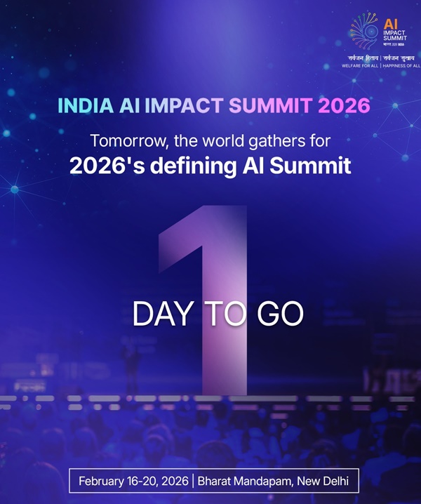 India-AI Impact Summit 2026 to commence in New Delhi tomorrow