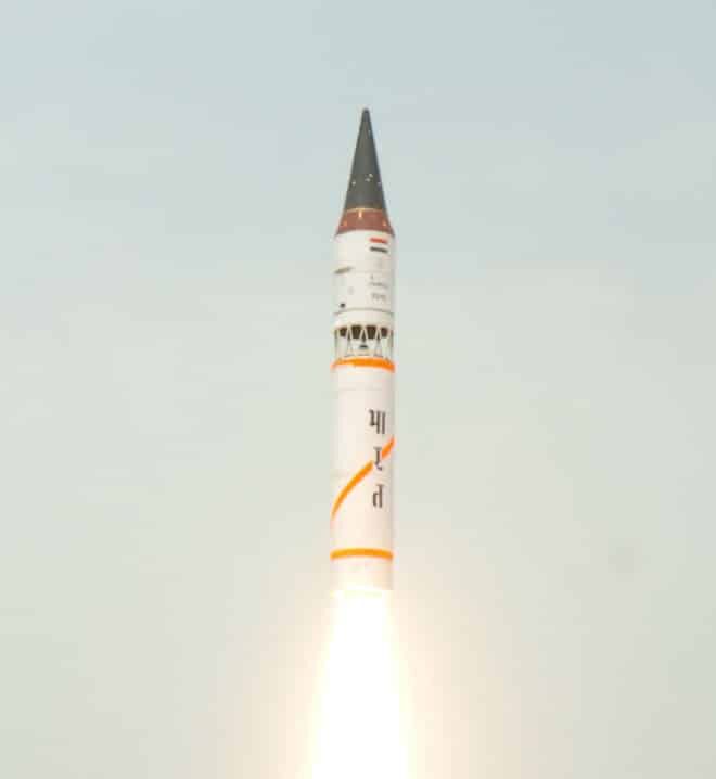 India successfully test-fires Agni-III intermediate-range ballistic missile from Integrated Test Range in Odisha