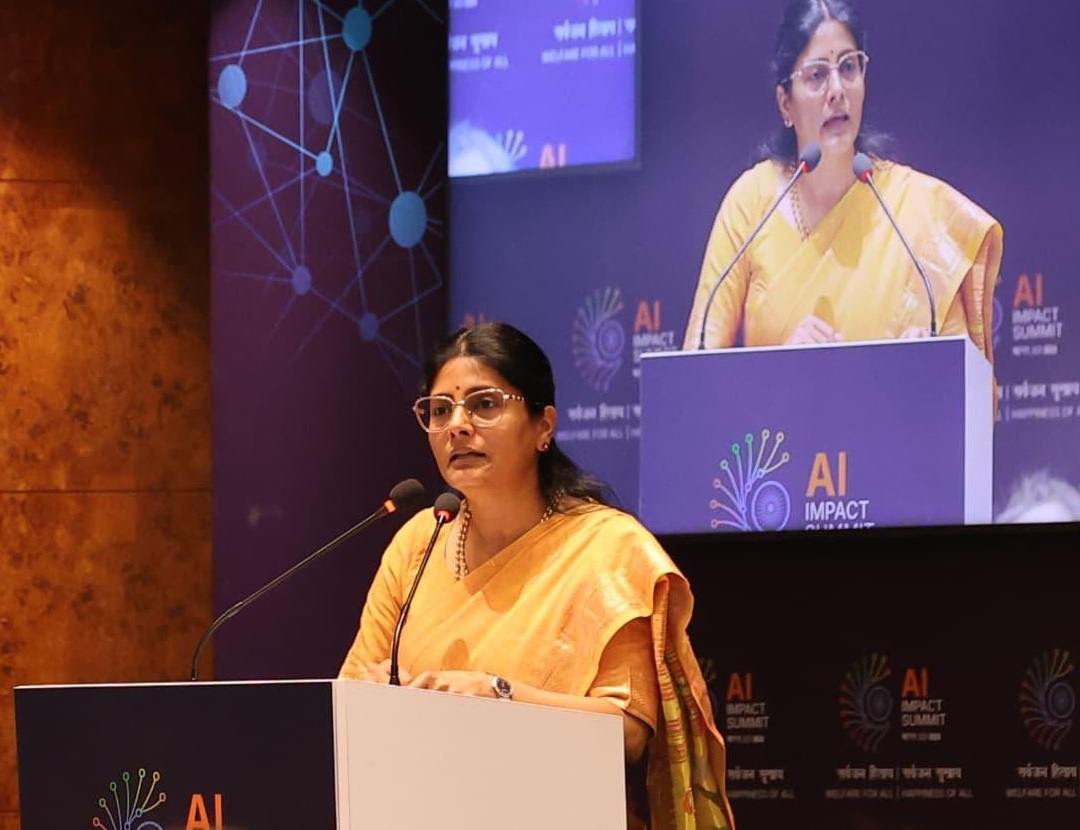 केन्द्रीय मंत्री अनुप्रिया पटेल ने ‘इनोवेशन टू इम्पैक्ट – स्‍वास्‍थ्‍य क्षेत्र में एआई एक प्रमुख गेमचेन्‍जर’ विषय पर गोलमेज सम्मेलन को संबोधित किया