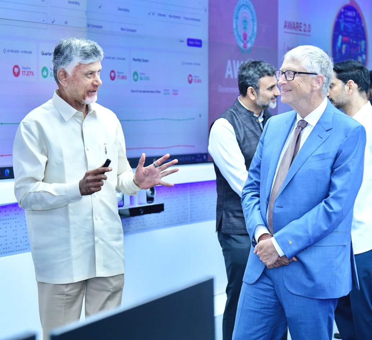 Bill Gates discusses technology in governance and public health in ...