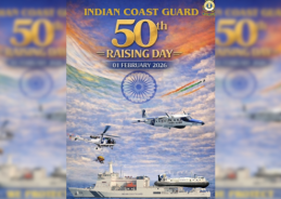 Indian Coast Guard Marks 50th Raising Day, Celebrates Five Decades of Service