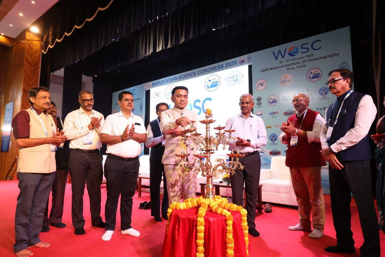 Goa CM Pramod Sawant inaugurates World Ocean Science Congress 2026 at Dona Paula