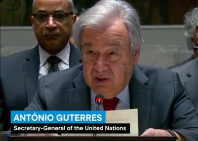 UN Secretary-General Guterres warns that human rights are under unprecedented assault around world