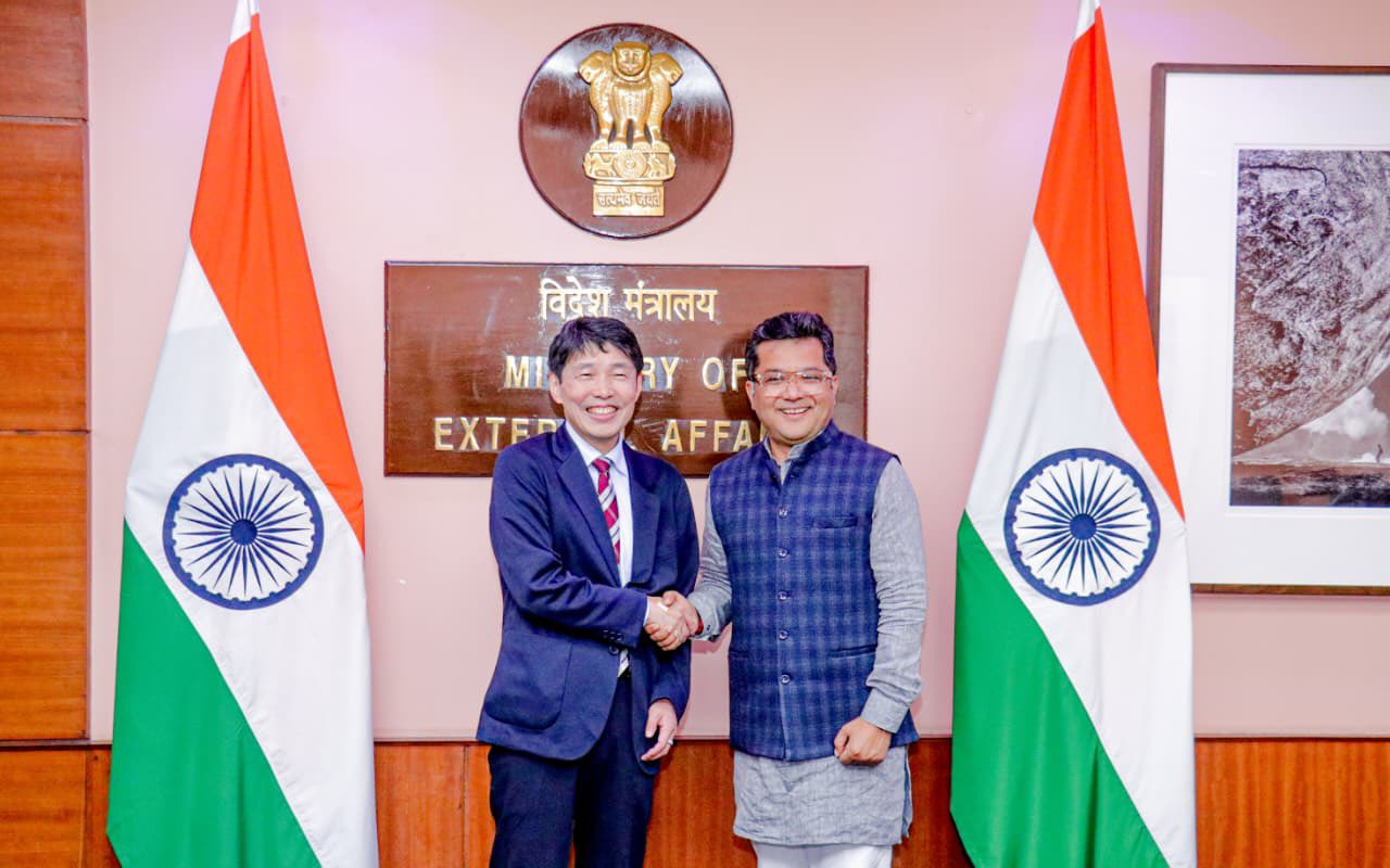 विदेश राज्य मंत्री पबित्रा मार्गेरिटा ने जापान के गुन्मा प्रांत के राज्यपाल इचिता यामामोटो से मुलाकात की