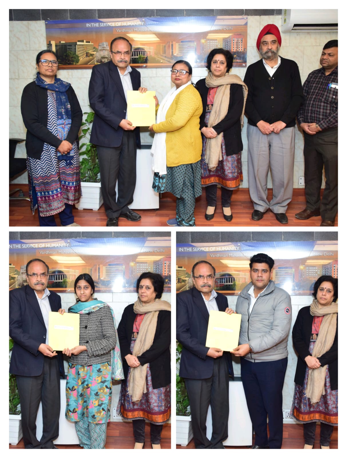 सफदरजंग अस्पताल में अनुकंपा नियुक्ति योजना के अंतर्गत 16 अभ्यर्थियों को नियुक्ति पत्र प्रदान किए गए