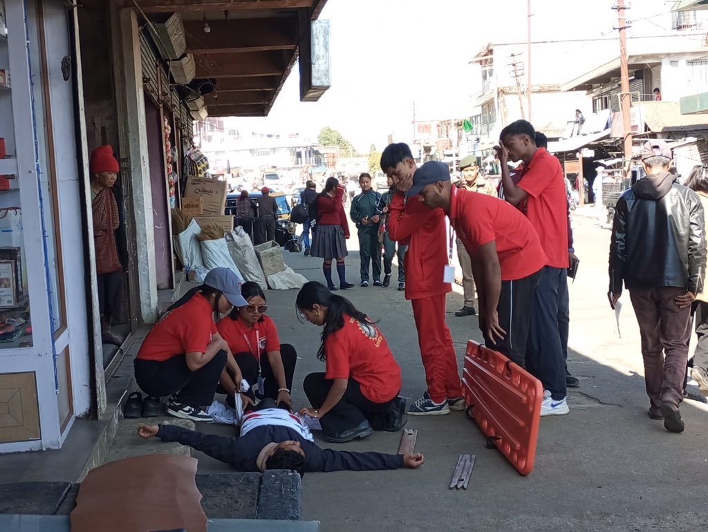 Meghalaya conducts multi-state mock exercise on earthquake and landslide preparedness