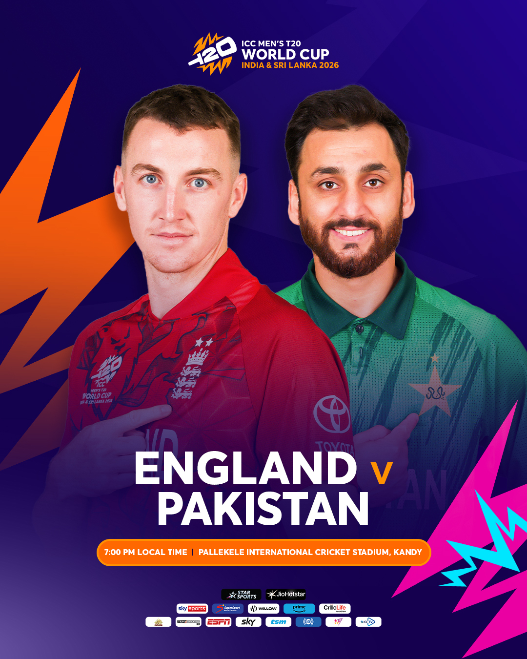 आईसीसी पुरुष टी-20 क्रिकेट विश्व कप: इंग्लैंड और पाकिस्तान के बीच सुपर-8 का मुकाबला आज