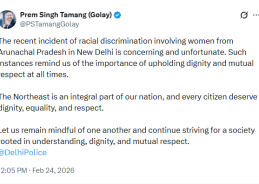 Sikkim CM Condemns Racial Discrimination Against Arunachal Women in Delhi