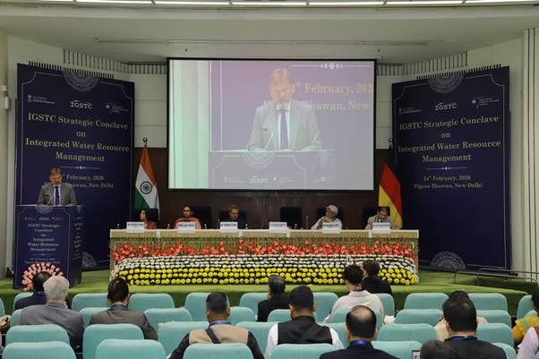 भारत-जर्मन विज्ञान और प्रौद्योगिकी केंद्र ने एकीकृत जल संसाधन प्रबंधन पर रणनीतिक सम्मेलन 2026 का आयोजन किया