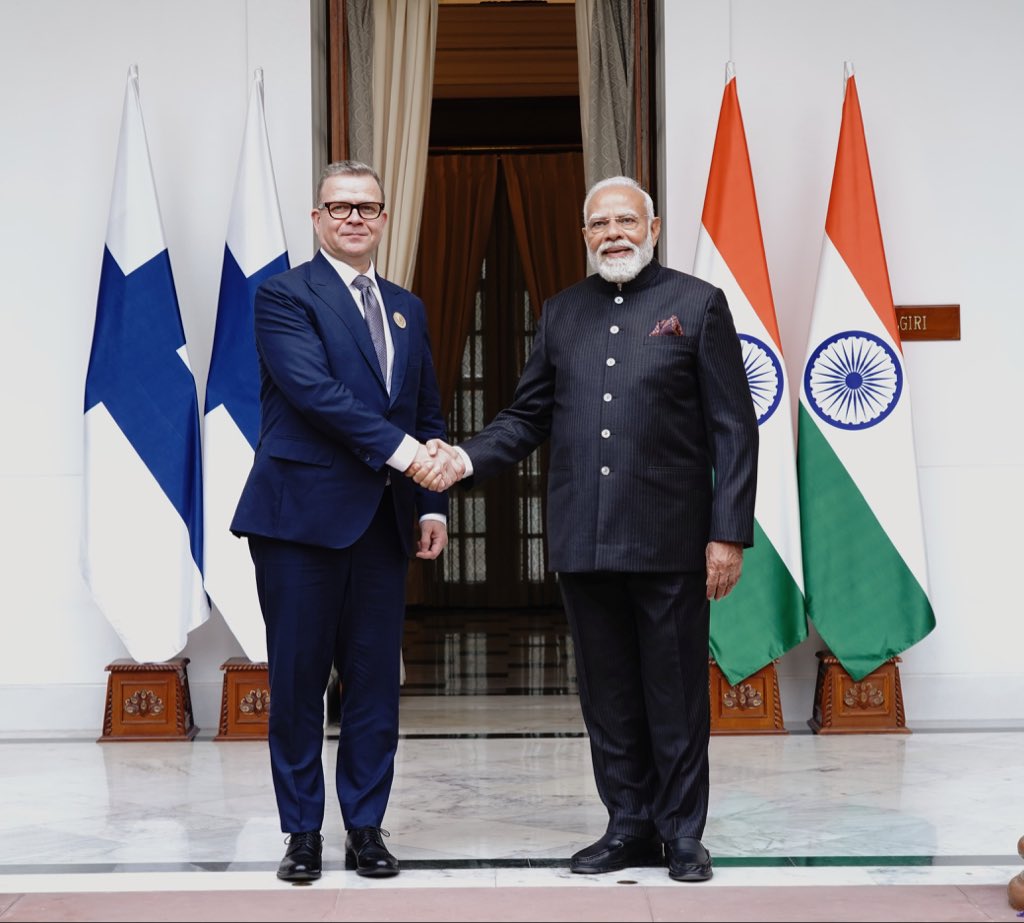 फिनलैंड-भारत मिलकर मानव-केंद्रित तकनीकी प्रगति का नेतृत्व कर सकते: फिनलैंड प्रधानमंत्री
