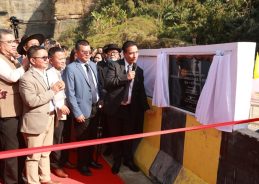 Mizoram CM Lalduhoma inaugurates Lengtekai bridge over Tlawng River