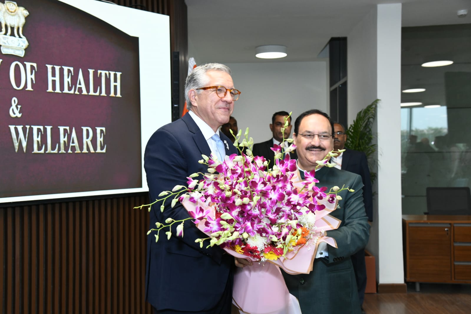 केंद्रीय स्वास्थ्य मंत्री ने दिल्ली में ब्राजील के स्‍वास्‍थ्‍य मंत्री एलेक्जेंडर पाडिल्हा से भेंट की