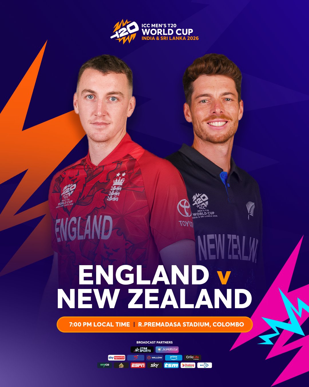 आईसीसी टी-20 विश्व कप: सुपर-8 मैच में आज इंग्लैंड का सामना न्यूज़ीलैंड से होगा