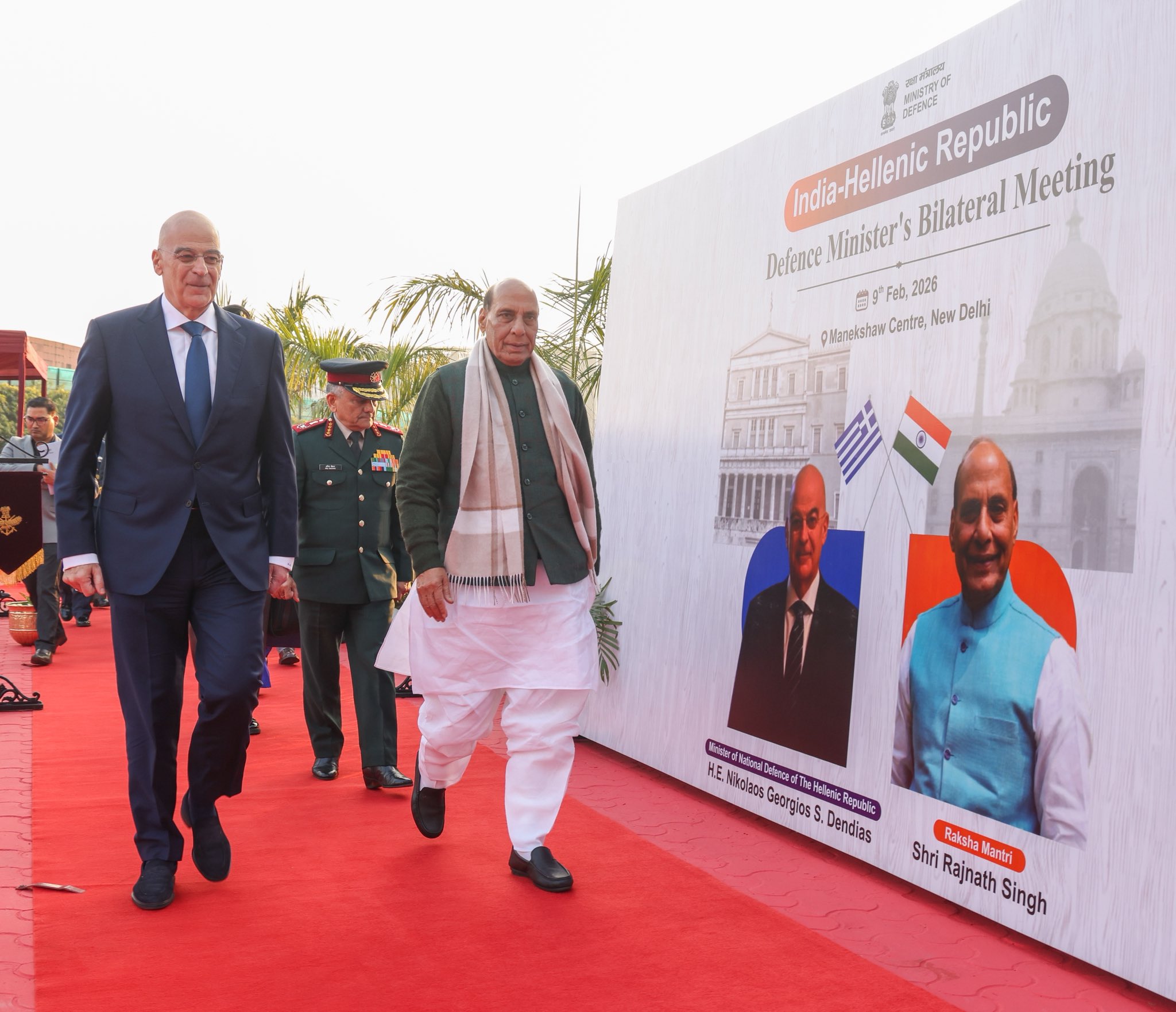 India & Greece decide to expand their respective indigenous defence industries through partnership under Agenda 2030