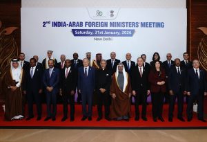 India, Arab States Reaffirm Support for Peace in West Asia at Delhi Meet