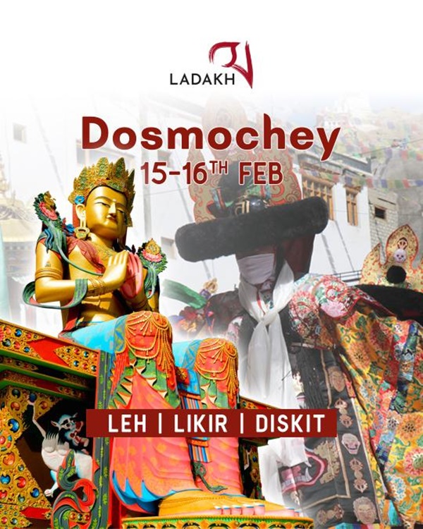Leh Dosmochey, Likir Monastery Stromochey being celebrated simultaneously with great religious fervour & traditional grandeur