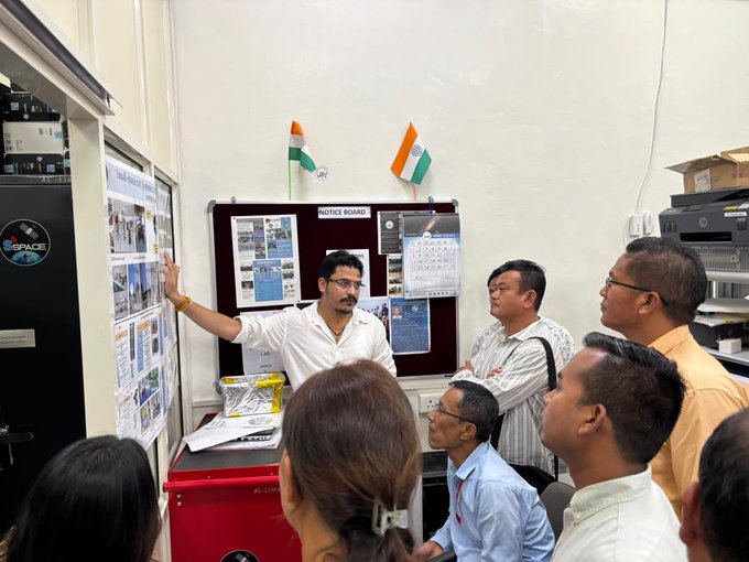 Manipur media delegation visits Indian Institute of Space Science and Technology