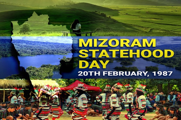 Mizoram marks 39th State Day; President, Vice President and Prime Minister extend greetings