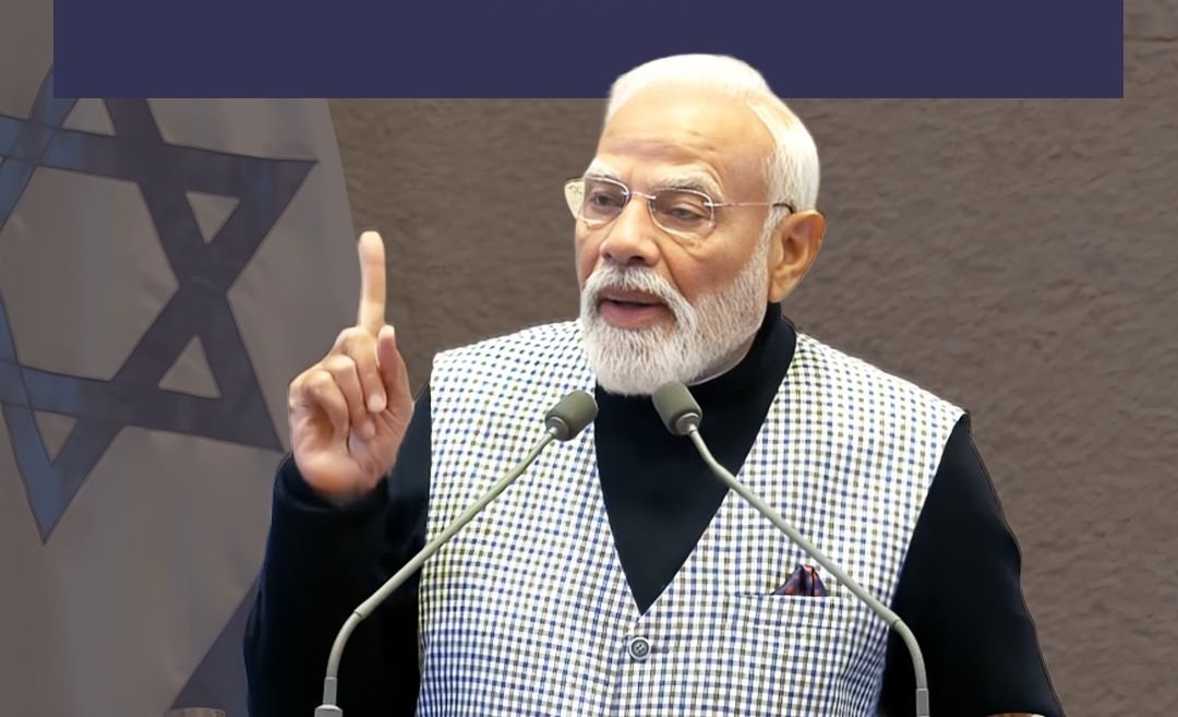 India stands firmly and with full conviction with Israel in fight against terrorism: PM Modi