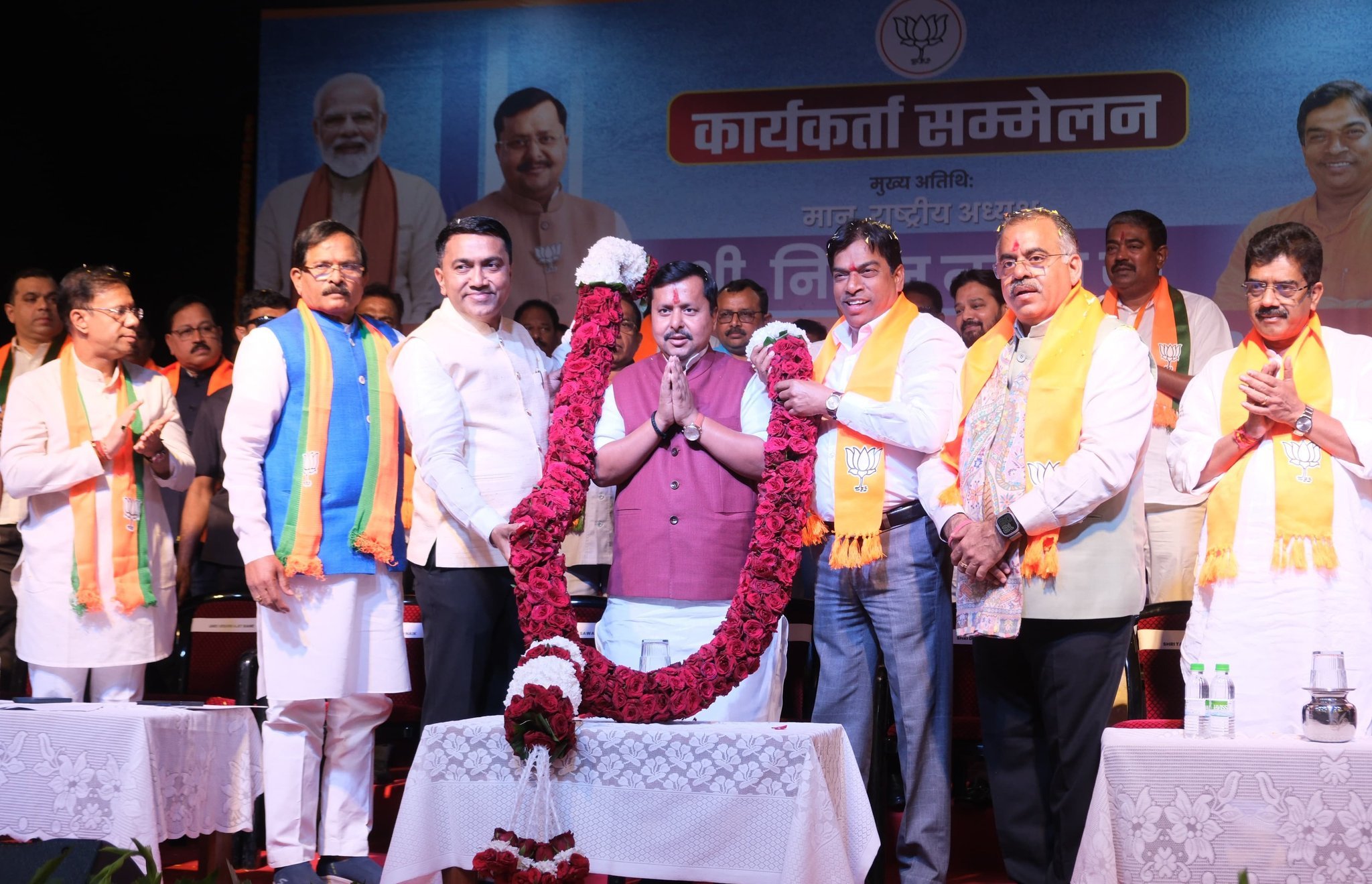 BJP Sounds 2027 Poll Bugle in Goa, Nitin Nabin Sets 50% Vote Share Target