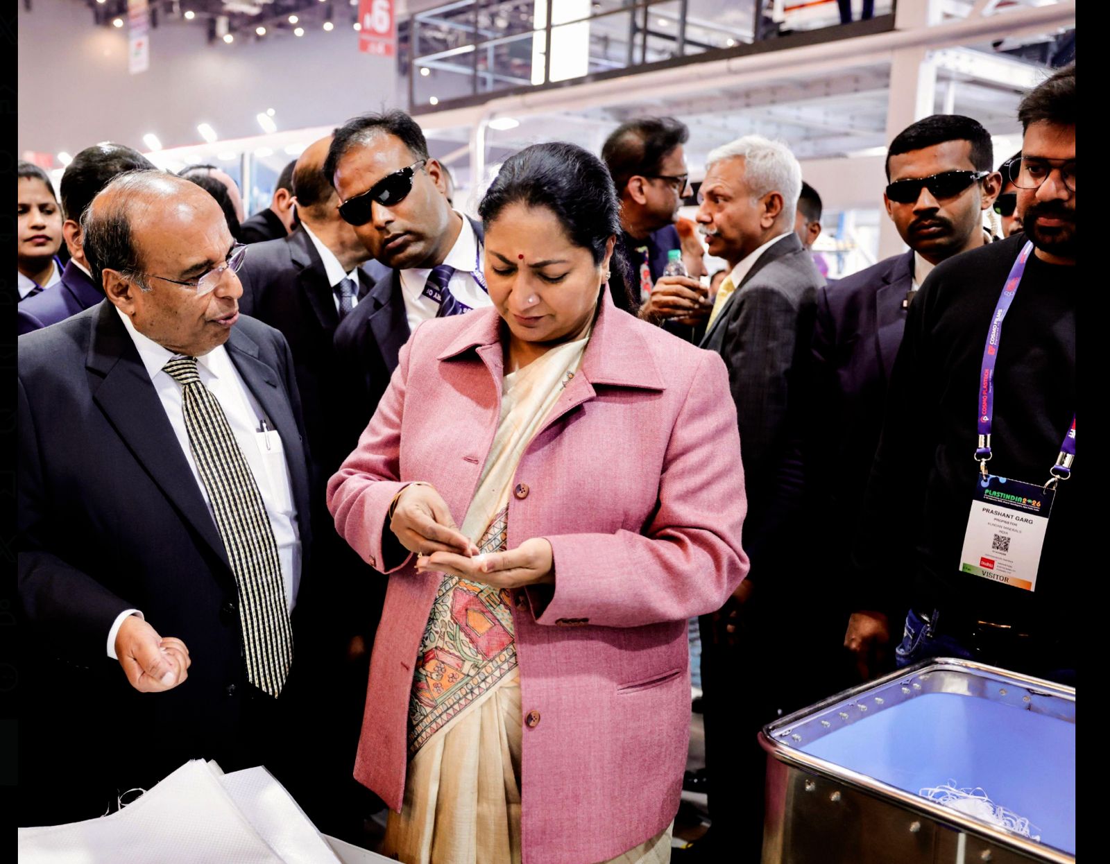 मुख्यमंत्री रेखा गुप्ता प्लास्ट इंडिया 2026 की अंतरराष्ट्रीय प्लास्टिक प्रदर्शनी, सम्मेलन में हुईं शामिल