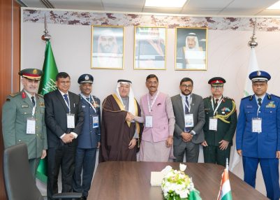 Raksha Rajya Mantri Sanjay Seth heads high-level Indian delegation to Saudi Arabia in third World Defence Show in Riyadh