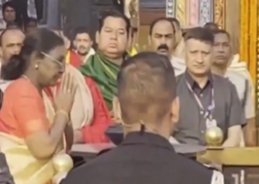President Droupadi Murmu offers prayers at Shree Jagannath Temple in Puri, Odisha