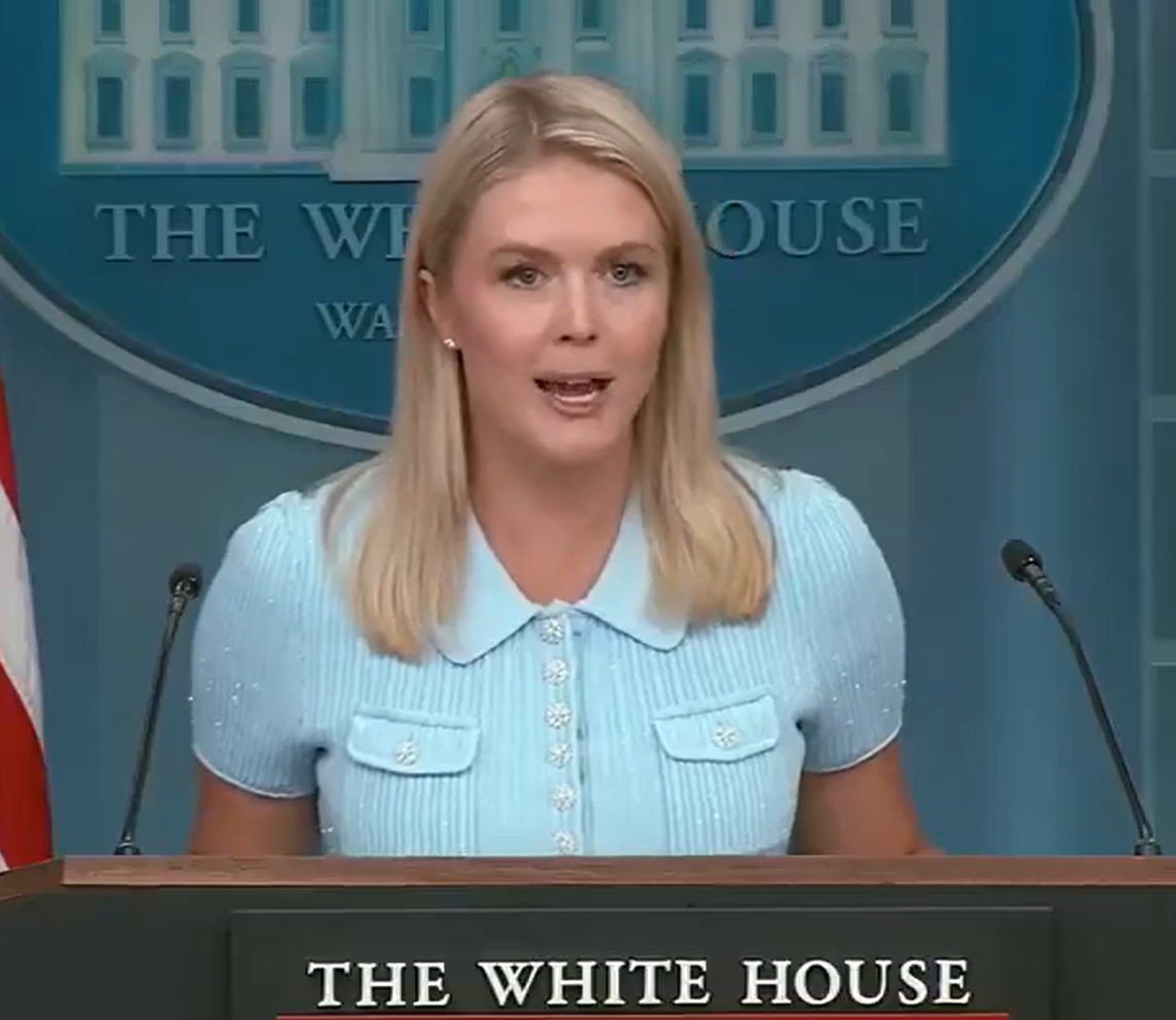 पिछले नौ महीनों में किसी भी अवैध अप्रवासी को अमरीका में नहीं छोड़ा गया: कैरोलिन लीविट