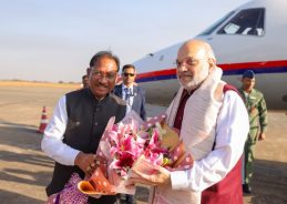 HM Amit Shah Begins Three-Day Visit to Chhattisgarh