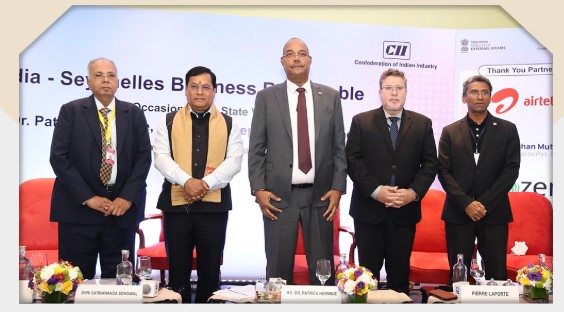 Seychelles President Herminie Attends India-Seychelles Business Roundtable in Mumbai