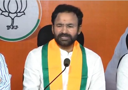 केंद्रीय मंत्री जी. किशन रेड्डी ने कांग्रेस सरकार पर सत्ता का दुरुपयोग करने और धन बांटने का लगाया आरोप