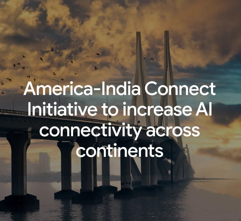 गूगल ने समुद्र के अंदर केबलों के माध्यम से 15 अरब डॉलर की भारत-अमरीका संपर्क पहल की घोषणा की