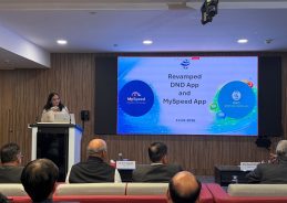 TRAI launches revamped versions of its TRAI DND & TRAI MySpeed mobile applications in New Delhi