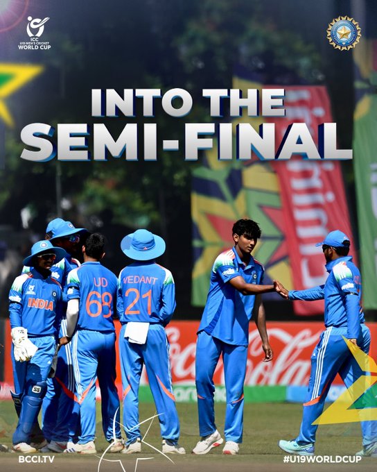 U-19 World Cup: India defeats Pakistan by 58 runs in Bulawayo