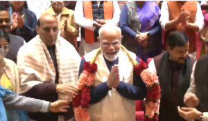 एनडीए संसदीय दल की बैठक में सांसदों ने दी प्रधानमंत्री मोदी को भारत-अमरीका व्यापार समझौते की बधाई