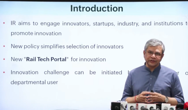Union Minister Ashwini Vaishnaw unveils Rail Tech Policy, Portal and e-Railway Claims Tribunal 