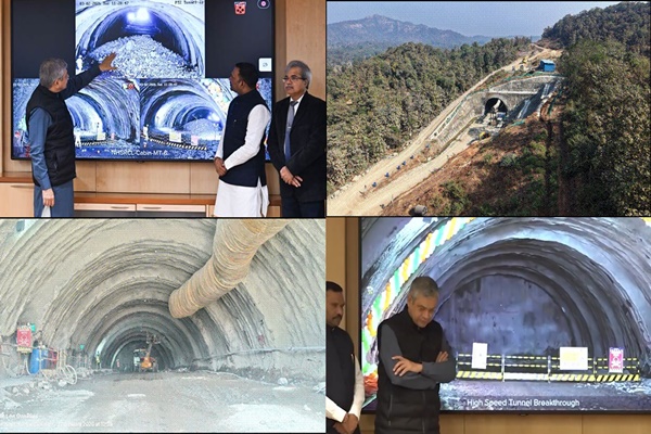 Second Mountain Tunnel Breakthrough Achieved in Mumbai–Ahmedabad Bullet Train Project in Palghar