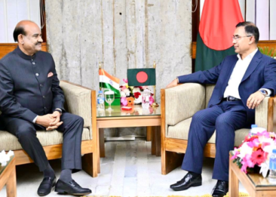 LS Speaker Om Birla holds meeting with Bangladesh Prime Minister Tarique Rahman