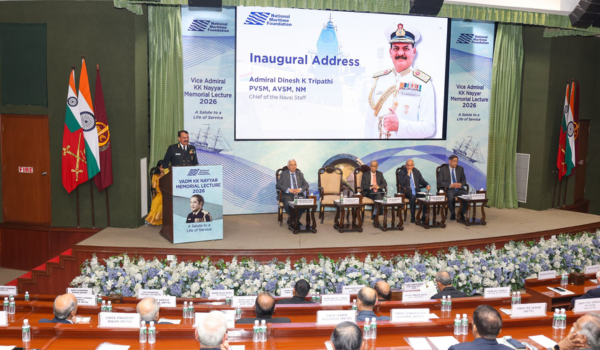CNS Admiral Dinesh K Tripathi highlights Role of National Maritime Foundation 
