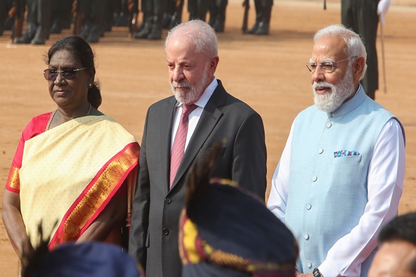 Brazilian President receives ceremonial welcome at Rashtrapati Bhavan, meets PM Modi for bilateral talks