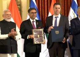 India and Israel exchange multiple MoUs in several areas
