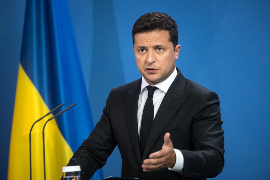 Ukrainian President Volodymyr Zelenskyy announces new sanctions on Russian missile and drone firms