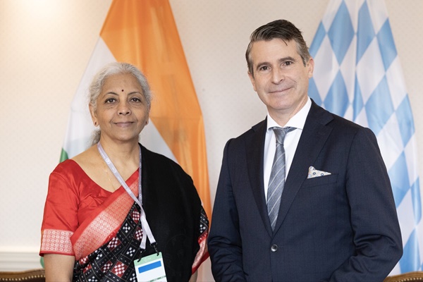 FM Nirmala Sitharaman meets Bavarian Minister for European and International Affairs Eric Beisswenger in Germany
