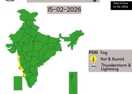 IMD forecasts isolated rainfall or snowfall over Arunachal Pradesh today