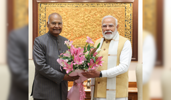 PM Narendra Modi Meets Former President Ram Nath Kovind at New PMO ‘Seva Tirtha’