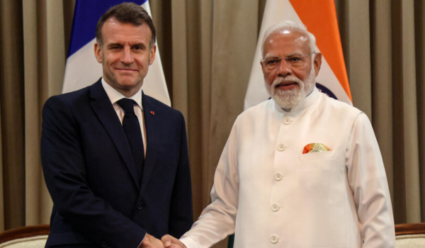 PM Modi and French President Emmanuel Macron hold bilateral talks in Mumbai