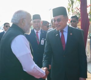 PM Narendra Modi holds talks with his Malayasian counterpart Anwar Ibrahim in Kuala Lumpur