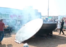 Chef Vishnu Manohar creates world record with 1,111 kg finger millet pudding at Koya Krushi Kumbh