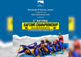 6th National Rafting Championship “The Ultimate River Battle” Kicks Off in Shibnote, Doda