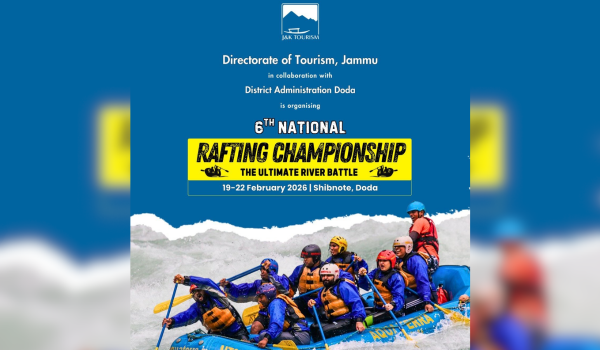 6th National Rafting Championship “The Ultimate River Battle” Kicks Off in Shibnote, Doda
